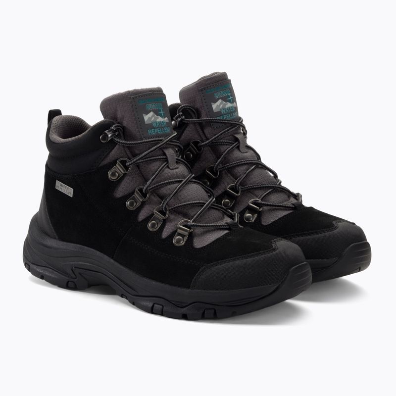 Cizme de trekking pentru femei SKECHERS Trego El Capitan negru/grena 4