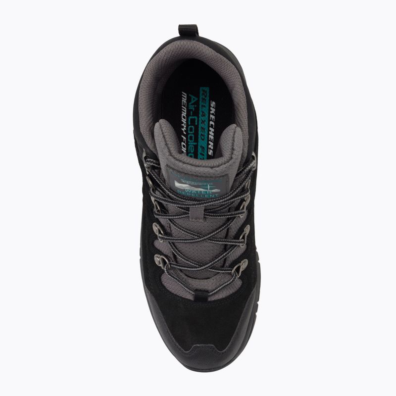 Cizme de trekking pentru femei SKECHERS Trego El Capitan negru/grena 6