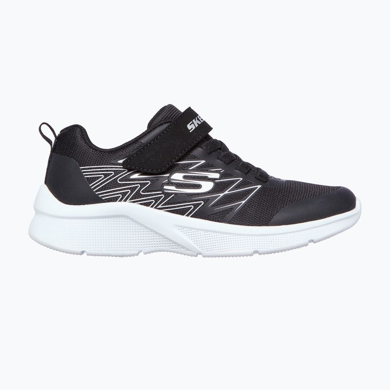 SKECHERS Microspec Texlor negru/argintiu pantofi de antrenament pentru copii