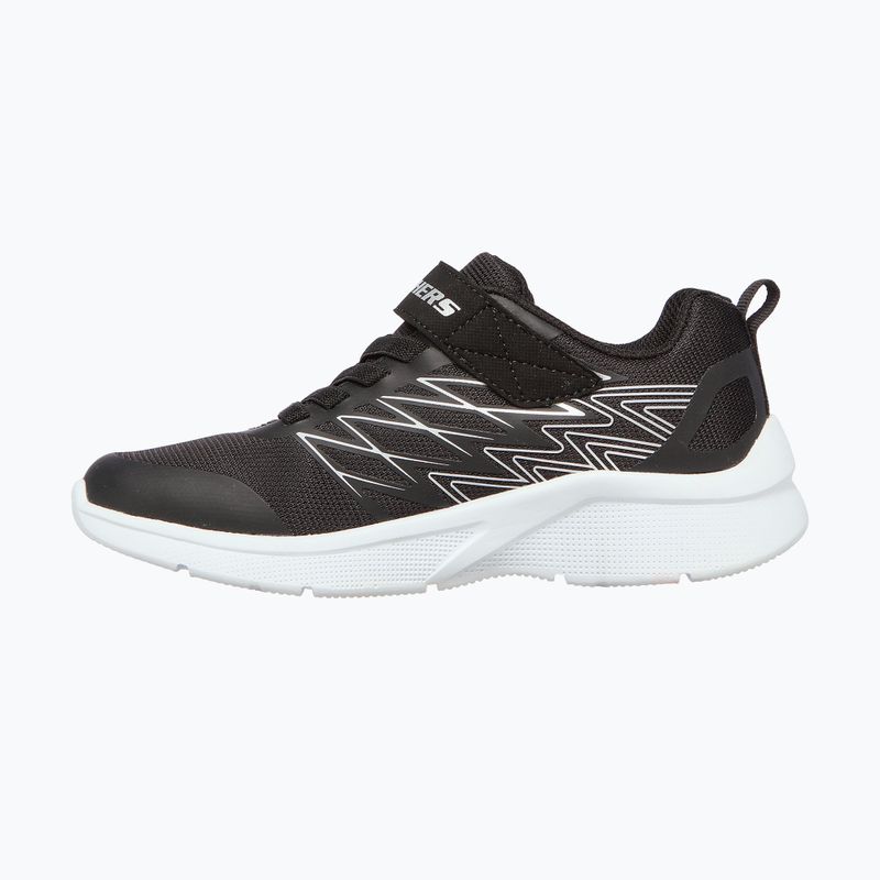 SKECHERS Microspec Texlor negru/argintiu pantofi de antrenament pentru copii