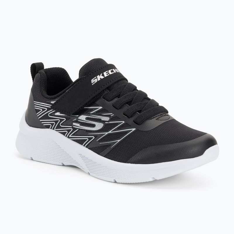 SKECHERS Microspec Texlor negru/argintiu pantofi de antrenament pentru copii