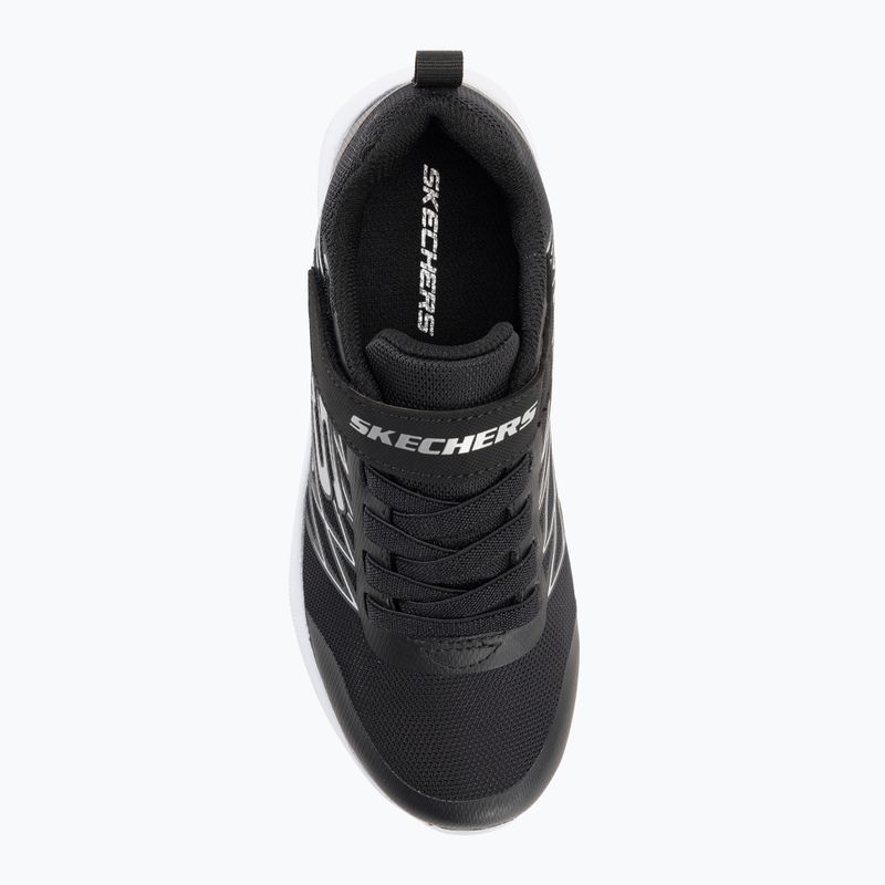SKECHERS Microspec Texlor negru/argintiu pantofi de antrenament pentru copii