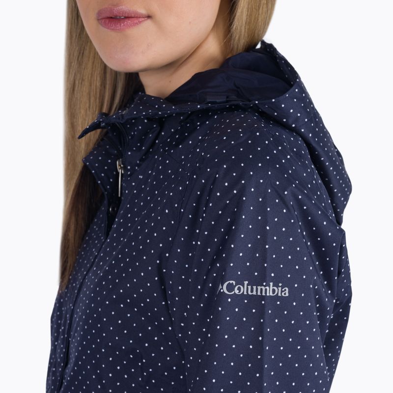 Jachetă de ploaie cu membrană Columbia Splash A Little II 468 pentru femei, albastru marin 1771064 4