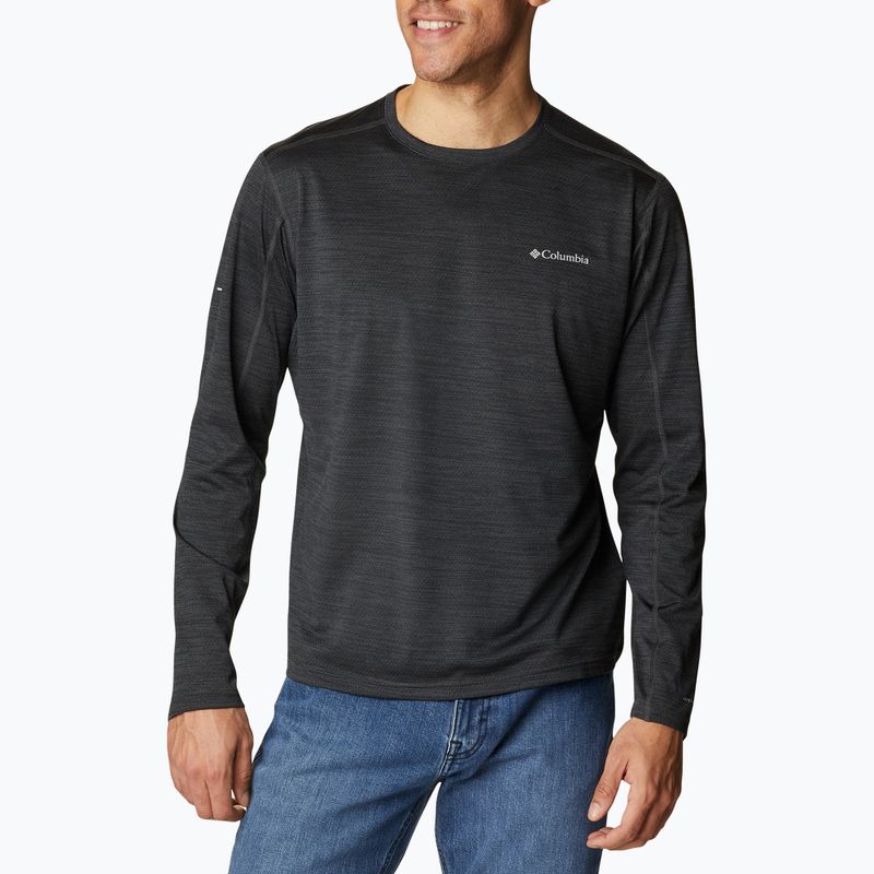 Cămașă de trekking pentru bărbați Columbia Alpine Chill Zero LS 010 negru 1990533