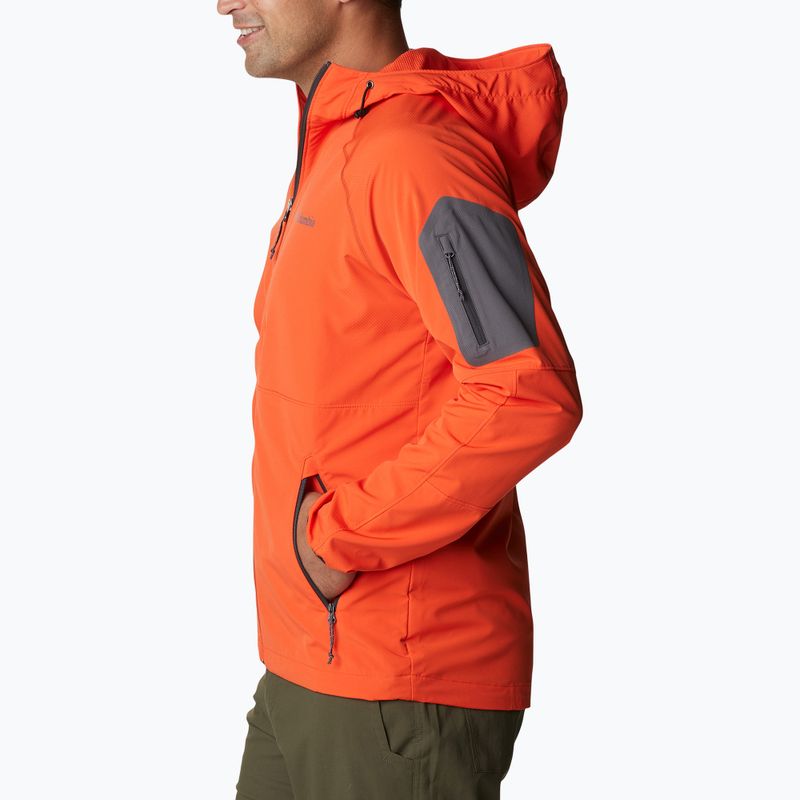 Jacheta Softshell pentru bărbați Columbia Tall Heights 813 portocaliu 1975591 2