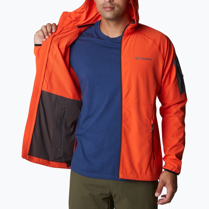 Jacheta Softshell pentru bărbați Columbia Tall Heights 813 portocaliu 1975591 6