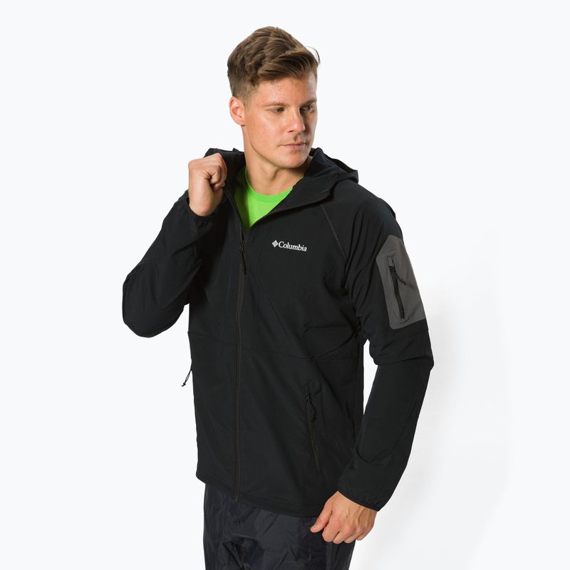 Columbia Tall Heights Jacheta Softshell pentru bărbați 010 negru 1975591