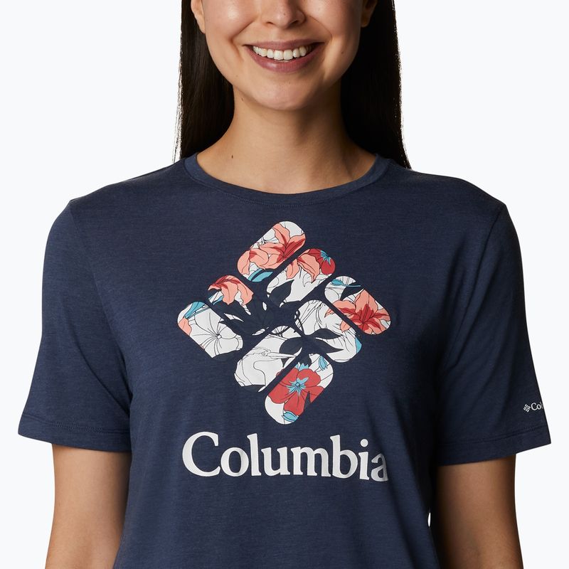 Columbia Bluebird Day Relaxed cămașă de trekking pentru femei 470 albastru marin 1934002 4
