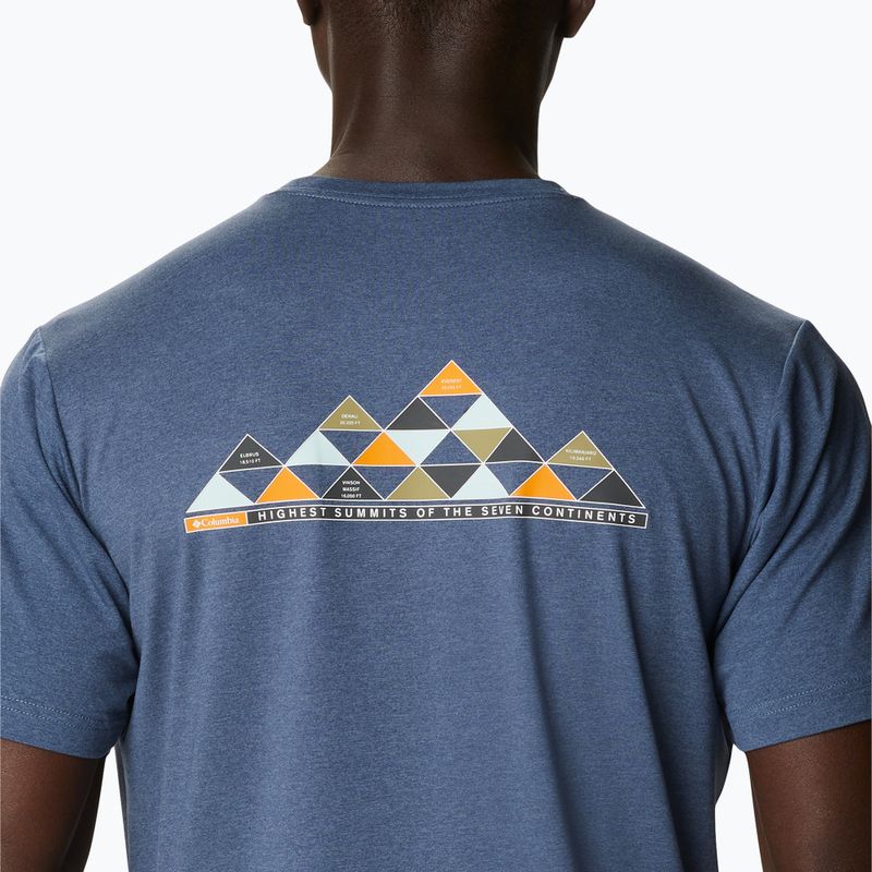 Columbia Tech Trail Graphic Tee 478 albastru 1930802 3