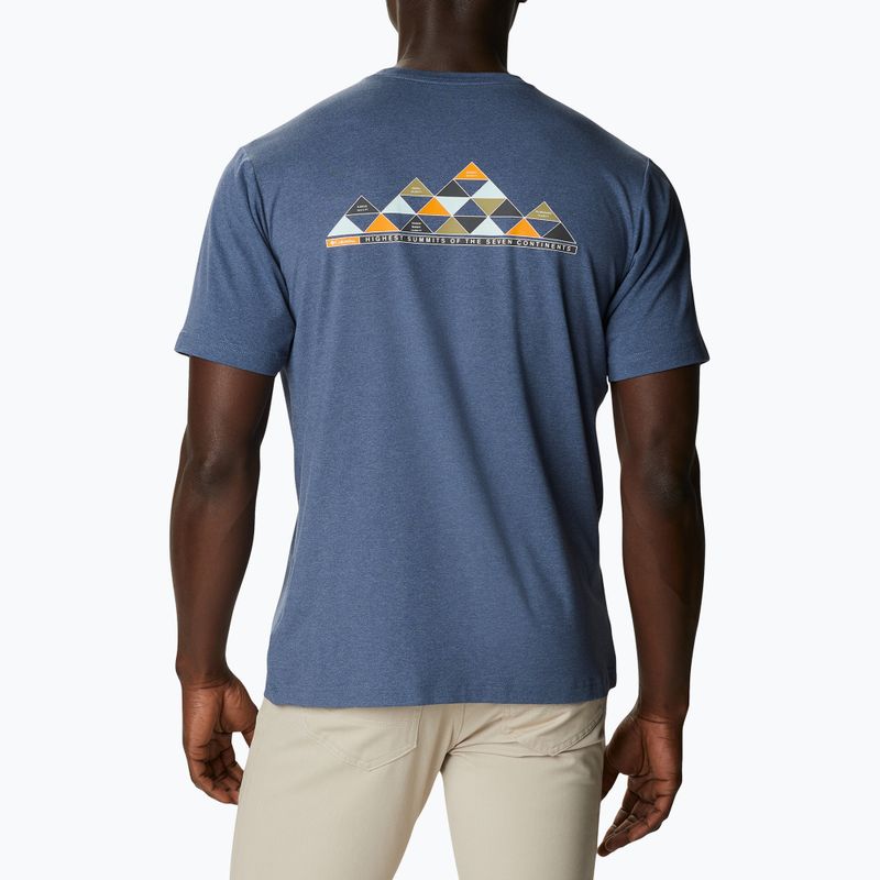 Columbia Tech Trail Graphic Tee 478 albastru 1930802 4