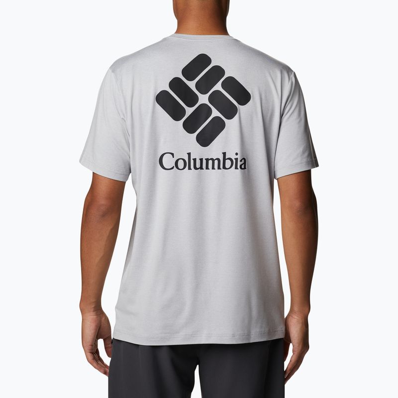 Columbia Tech Trail Graphic Tee 039 gri 1930802 4