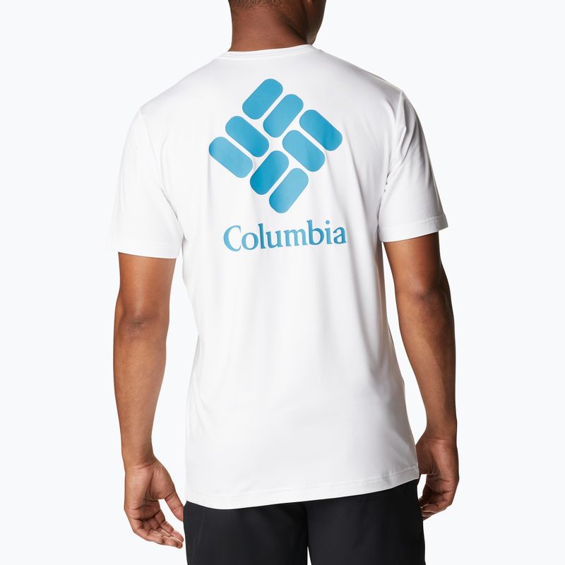 Columbia Tech Trail Graphic Tee 102 alb 1930802 4