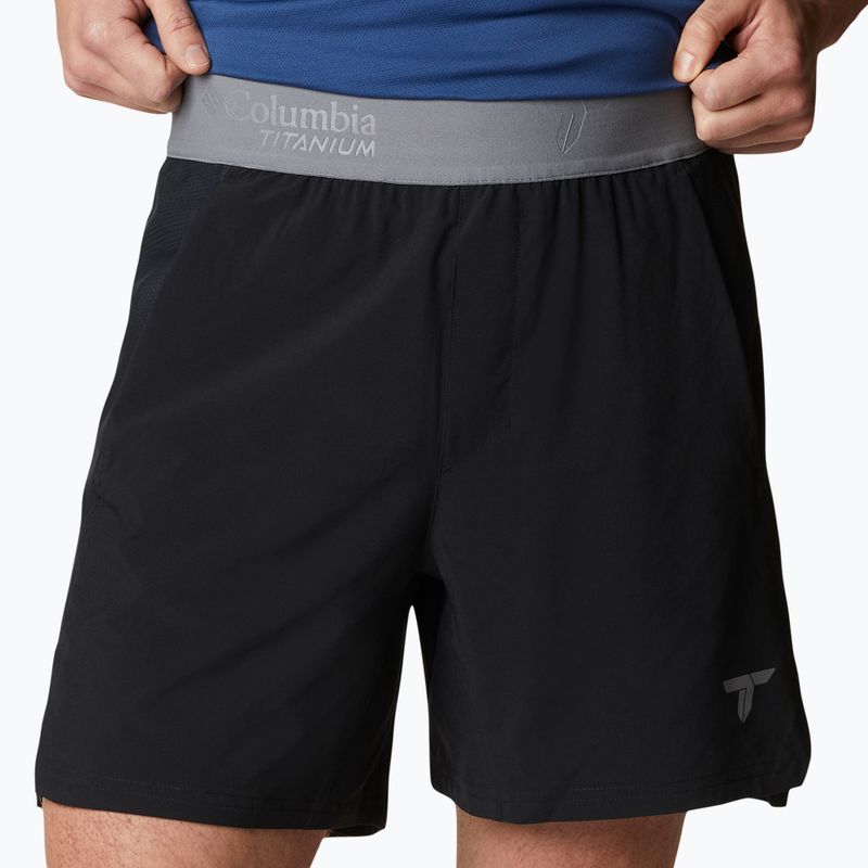 Columbia Titan Pass LW 010 negru 1991511 pantaloni scurți de trekking pentru bărbați 4