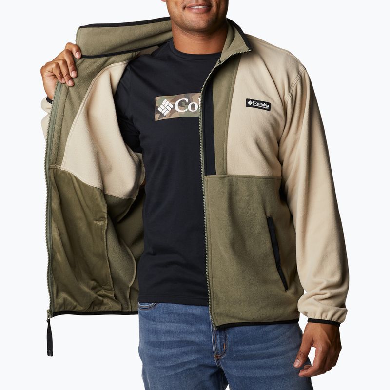 Columbia Back Bowl 271 Hanorac fleece pentru bărbați verde 1890764 5