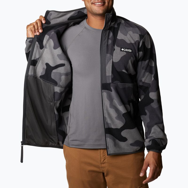 Columbia Back Bowl 015 Hanorac fleece pentru bărbați negru 1890764 5