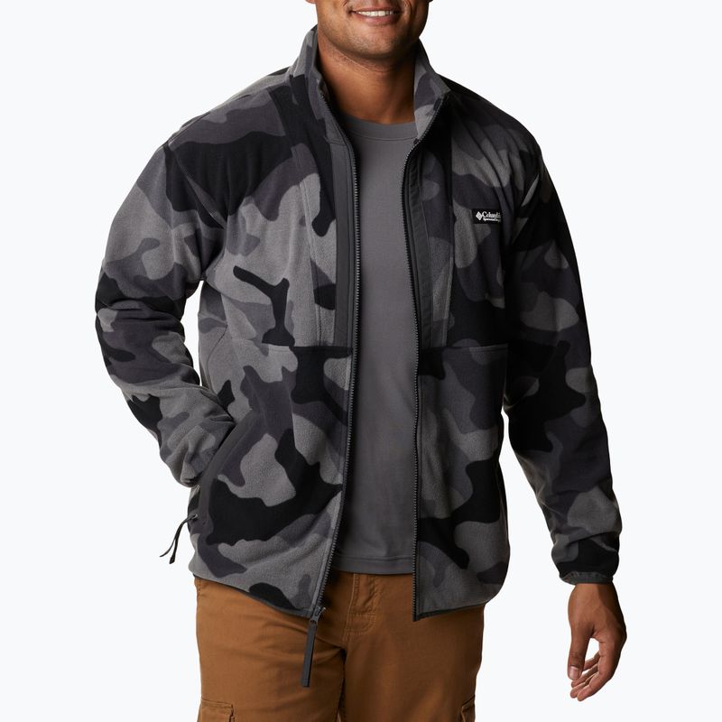 Columbia Back Bowl 015 Hanorac fleece pentru bărbați negru 1890764 9