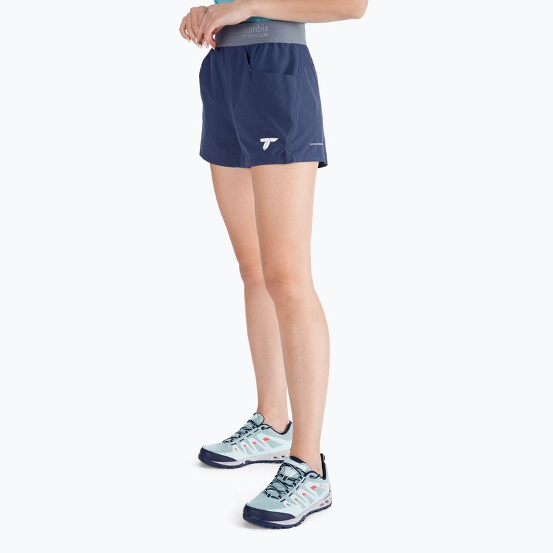 Pantaloni scurți de trekking pentru femei Columbia Titan Pass LW 466 albastru marin 1991931 4