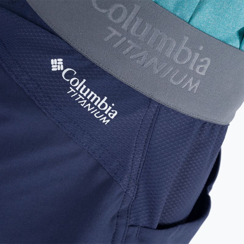 Pantaloni scurți de trekking pentru femei Columbia Titan Pass LW 466 albastru marin 1991931 4