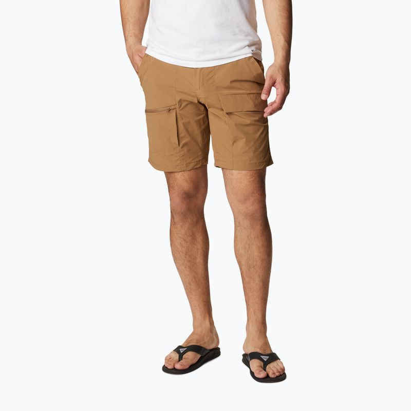 Pantaloni scurți de trekking pentru bărbați Columbia Maxtrail Lite 257 maro 1990471