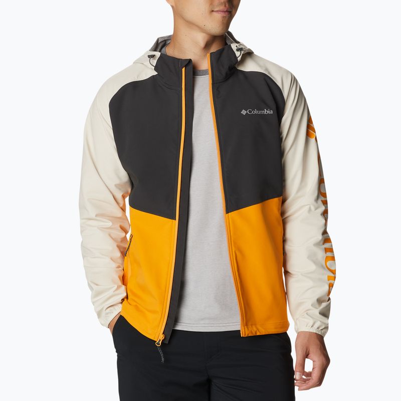 Jacheta de ploaie Columbia Panther Creek pentru bărbați 880 negru/galben 1840711 3