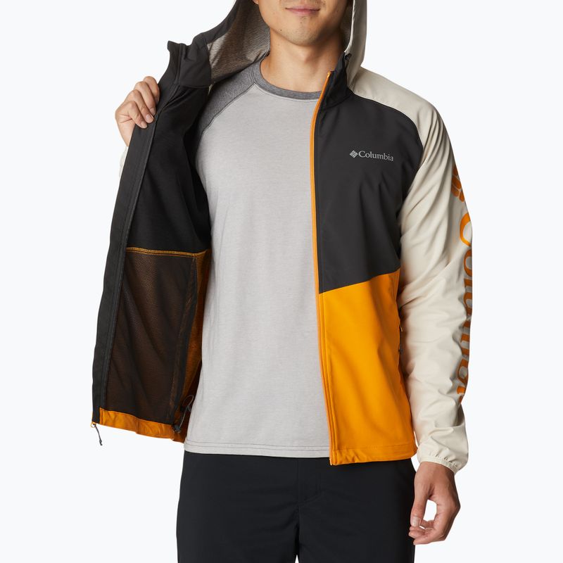Jacheta de ploaie Columbia Panther Creek pentru bărbați 880 negru/galben 1840711 5