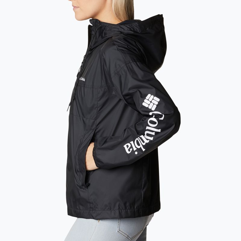 Columbia Flash Challenger Novelty jachetă de vânt pentru femei negru 1989503010 5