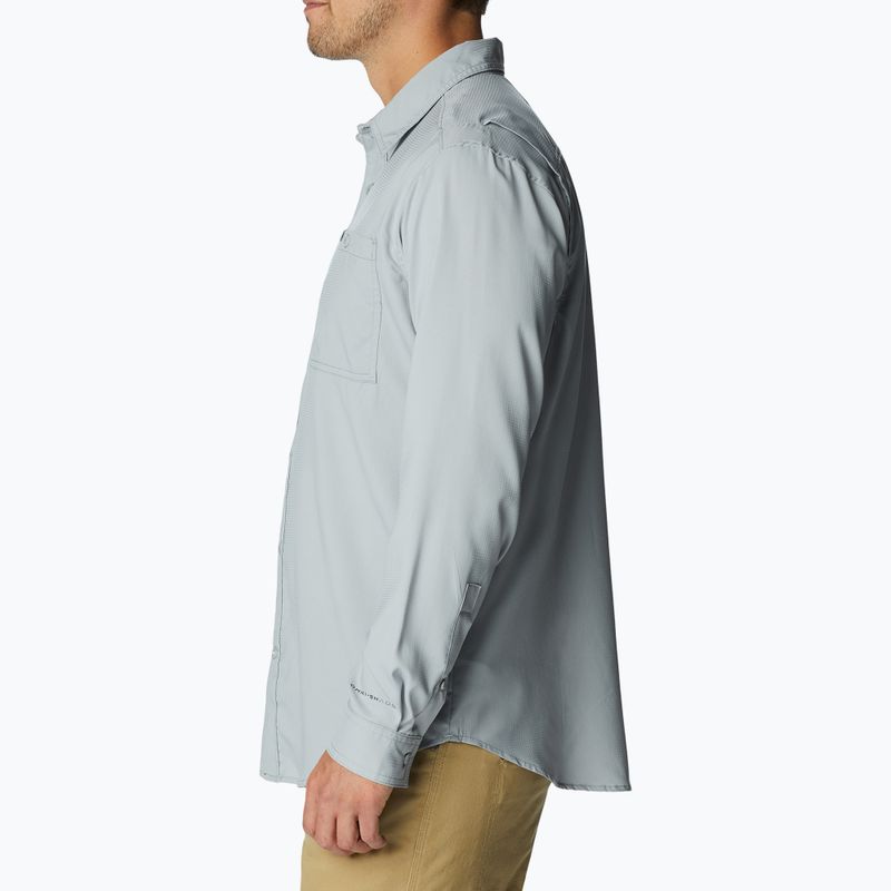 Tricou de trekking pentru bărbați Columbia Utilizer Woven LS gri 1993325 2
