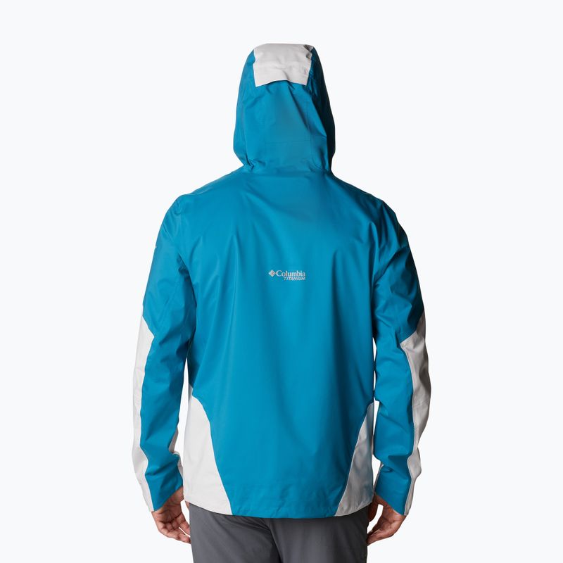 Jachetă softshell pentru bărbați Columbia Titan Pass 2.5L 043 albastru/gri 1888941 5