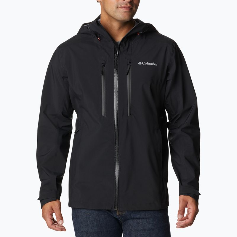 Columbia Peak Creek Shell 010 jachetă de ploaie pentru bărbați negru 1988892 4