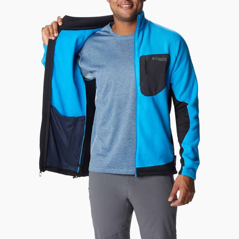 Columbia bărbați Titan Pass 2.0 II fleece sweatshirt albastru 1866422 5