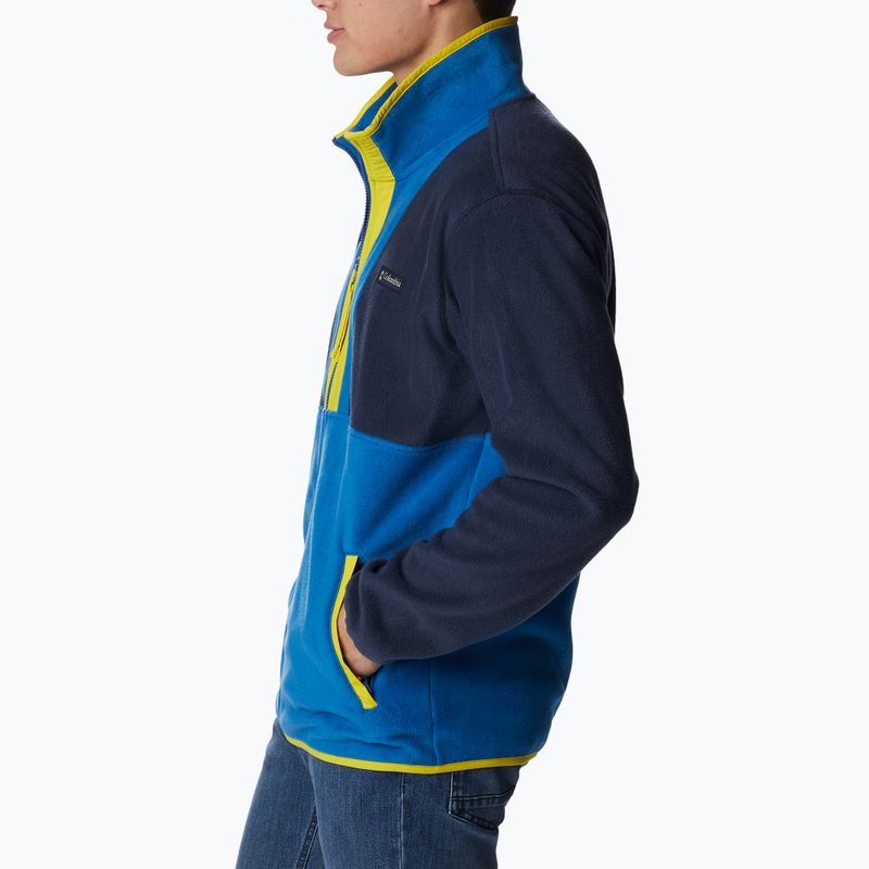 Columbia Back Bowl bluză fleece pentru bărbați albastru 1872794 4