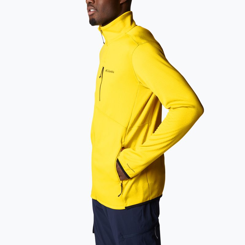 Tricou de trekking pentru bărbați Columbia Park View galben 1952222 2