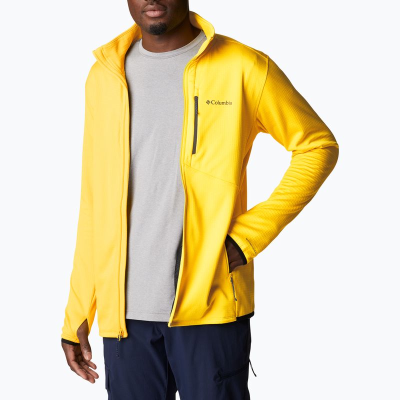 Tricou de trekking pentru bărbați Columbia Park View galben 1952222 3