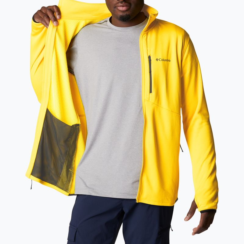 Tricou de trekking pentru bărbați Columbia Park View galben 1952222 4