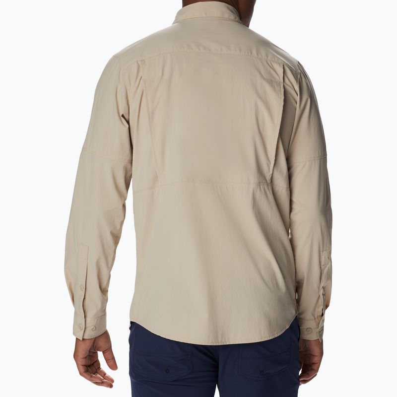 Tricou pentru bărbați Columbia Newton Ridge II LS bej 2012971 2