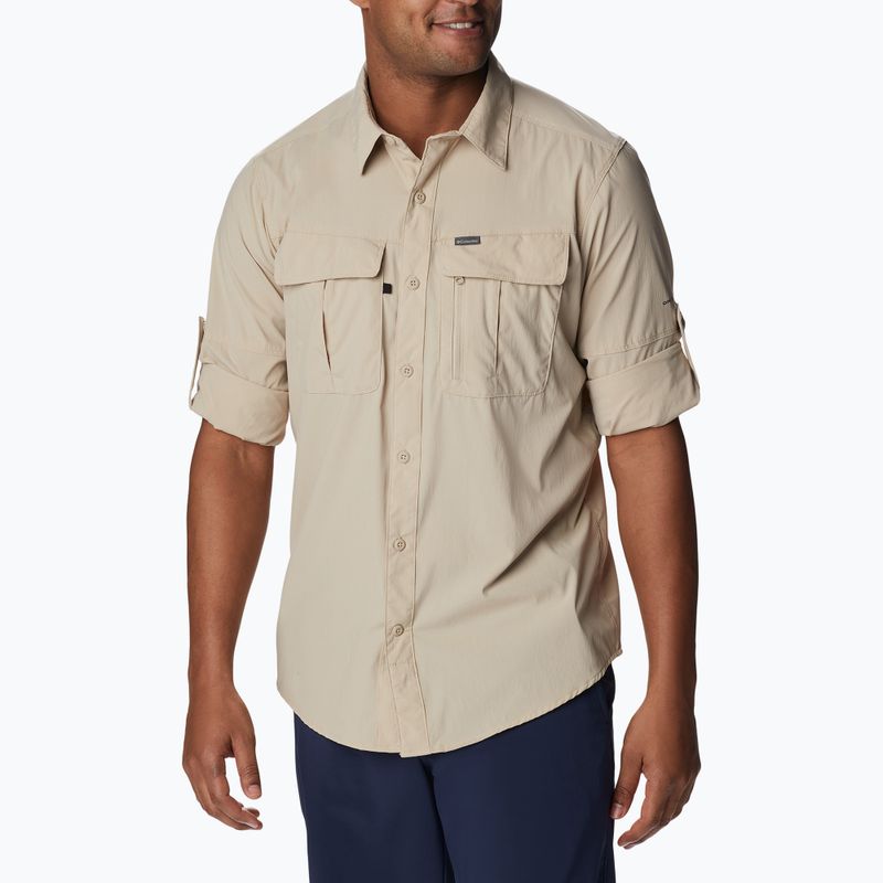 Tricou pentru bărbați Columbia Newton Ridge II LS bej 2012971 3