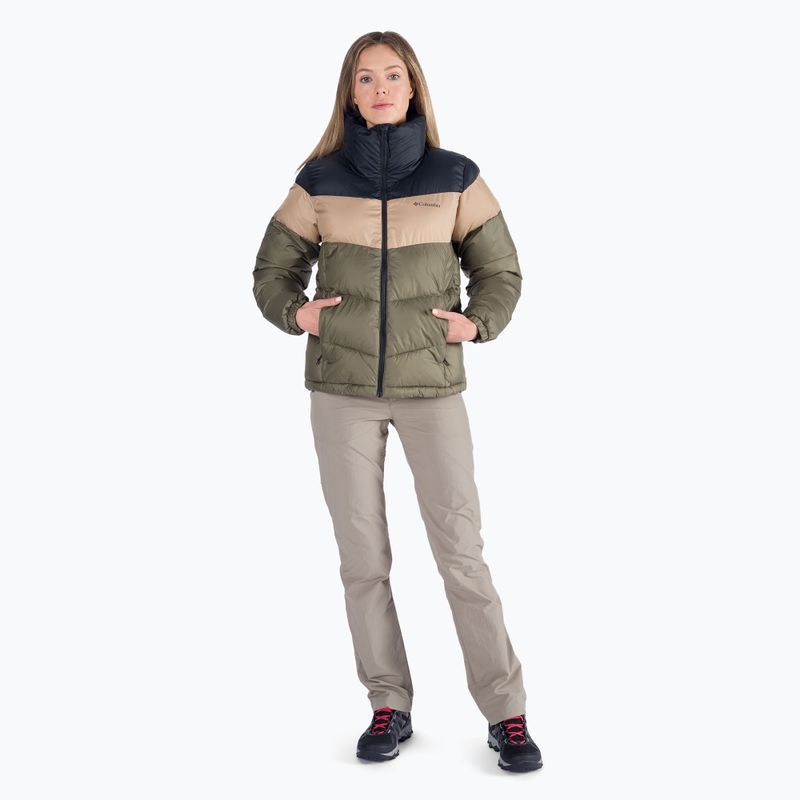 Columbia Puffect Color Blocked jachetă de puf pentru femei verde 1955101 5