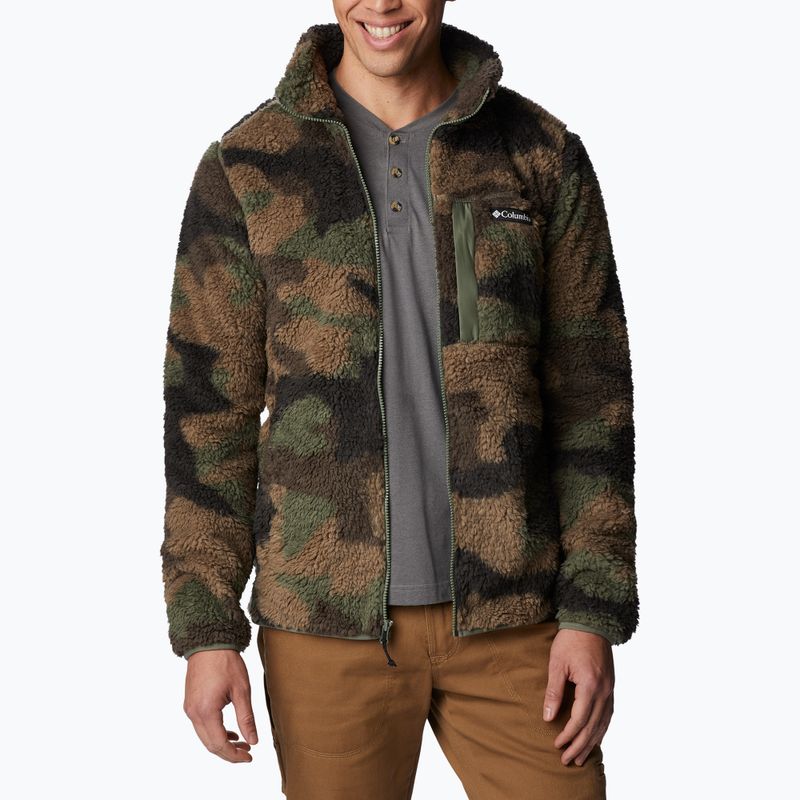 Bărbați Columbia Winter Pass Print Fleece sweatshirt maro 1866565 3