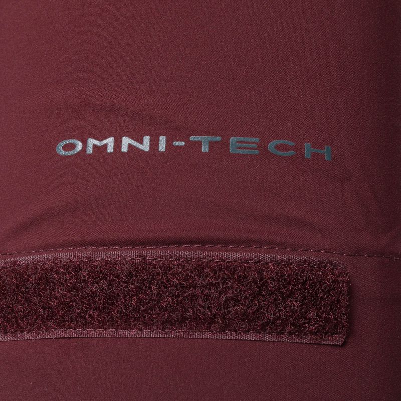 Geacă de ploaie cu membrană pentru bărbați Columbia Omni-Tech Ampli-Dry maroon 1932854 4