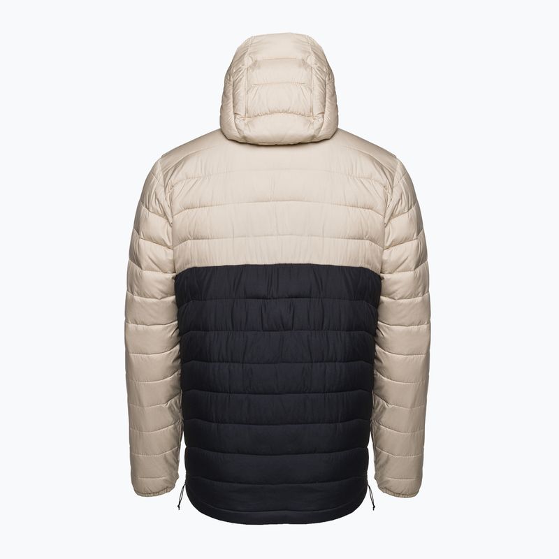 Columbia Powder Lite Anorak jachetă pentru bărbați în jos bej și negru 1957391 2