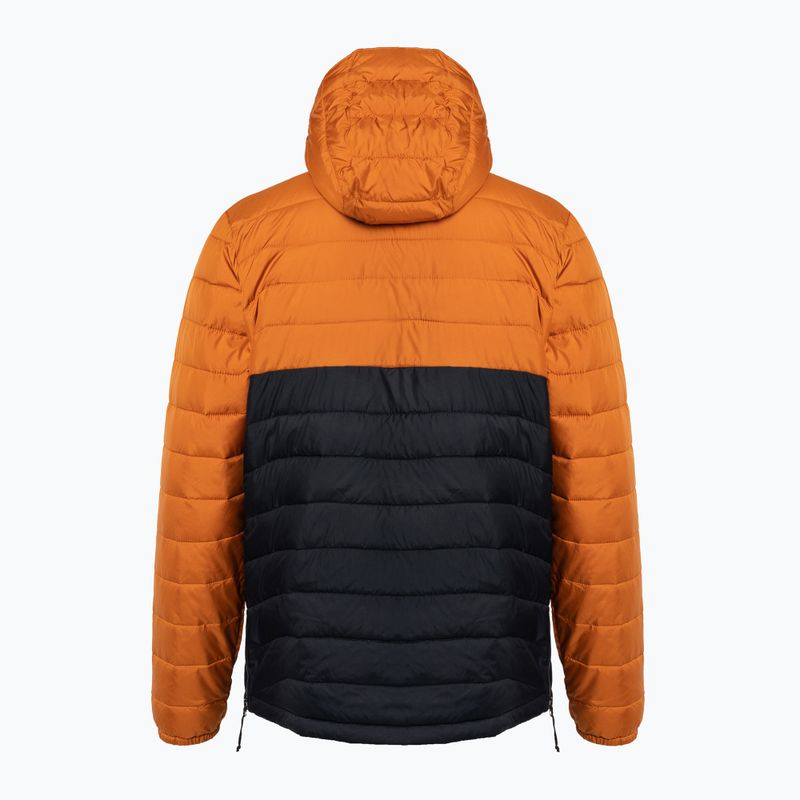 Columbia Powder Lite Anorak jachetă pentru bărbați în jos portocaliu și negru 2