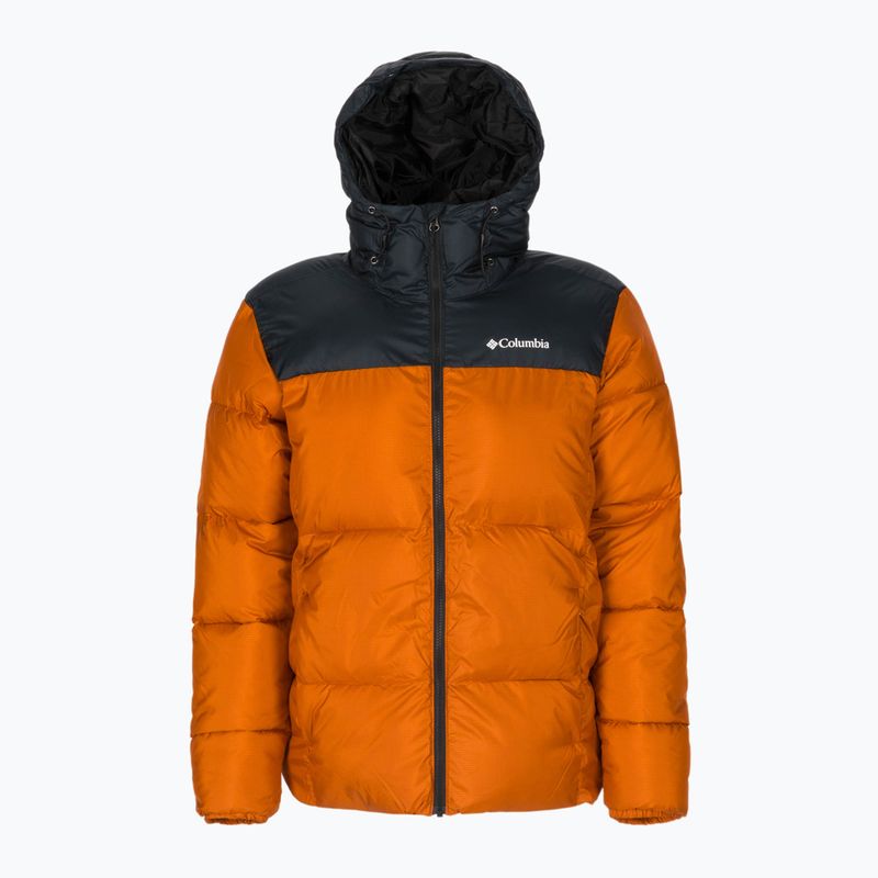 Jacheta Columbia Puffect cu glugă și glugă pentru bărbați Orange 2008413 7