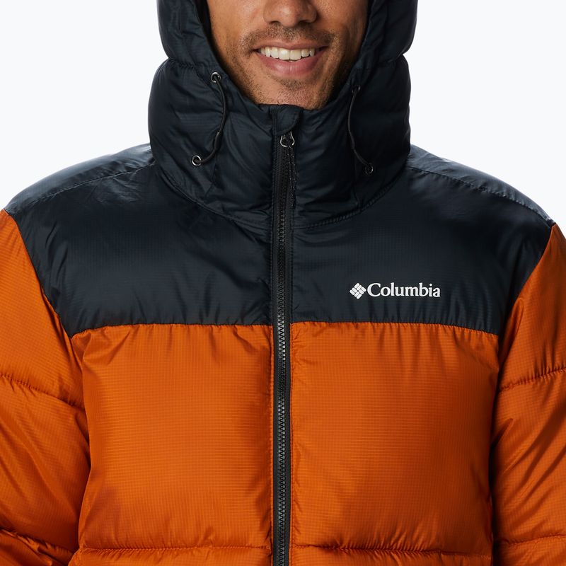 Jacheta Columbia Puffect cu glugă și glugă pentru bărbați Orange 2008413 6