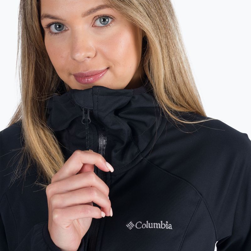 Geacă softshell pentru femei Columbia Canyon Meadows Softshell neagră 2007634 6