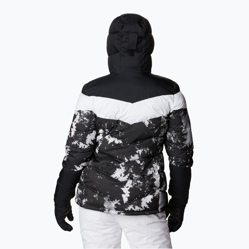 Columbia Abbott Peak Insulated jachetă de schi pentru femei negru și alb 1909971 3