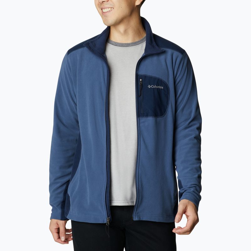 Bluză de trekking pentru bărbați Columbia Klamath Range Full Zip bleumarin 2013604 5