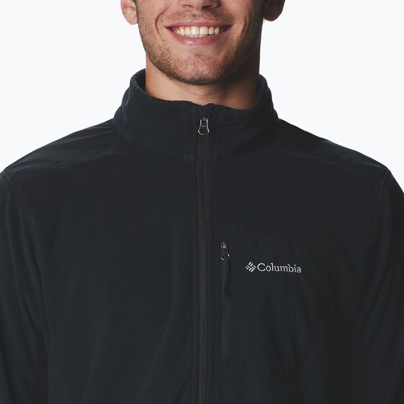 Bluză de trekking pentru bărbați Columbia Klamath Range Full Zip neagră 2013604 4
