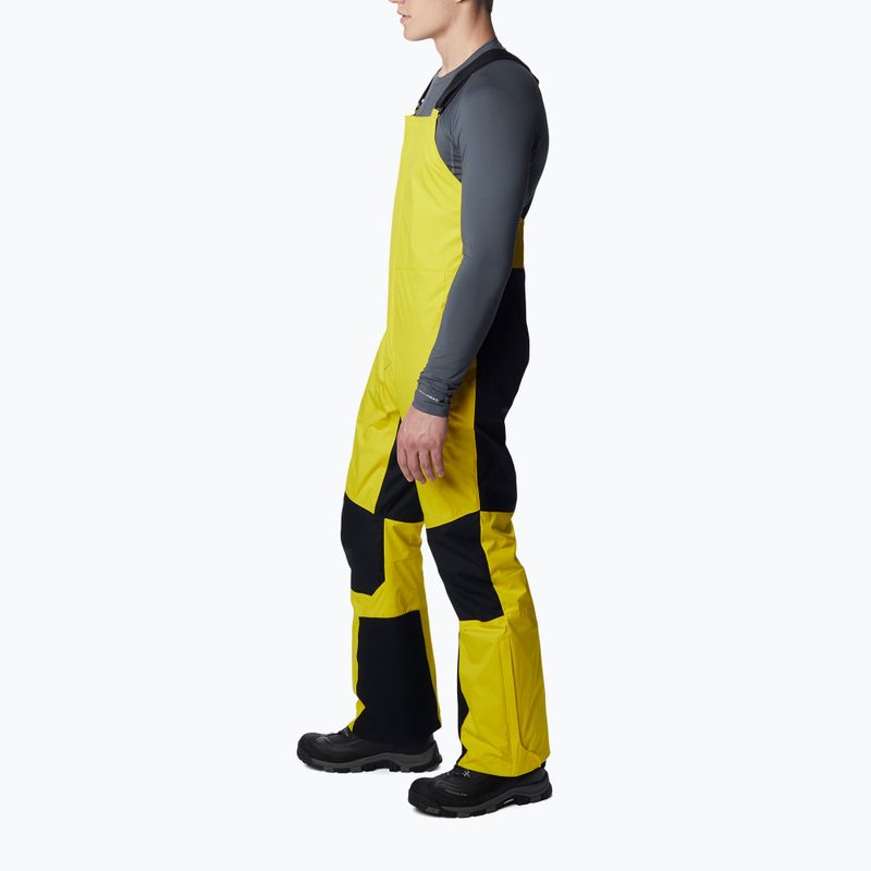 Columbia Iceventure Bib galben pantaloni de schi pentru bărbați 2008141 2
