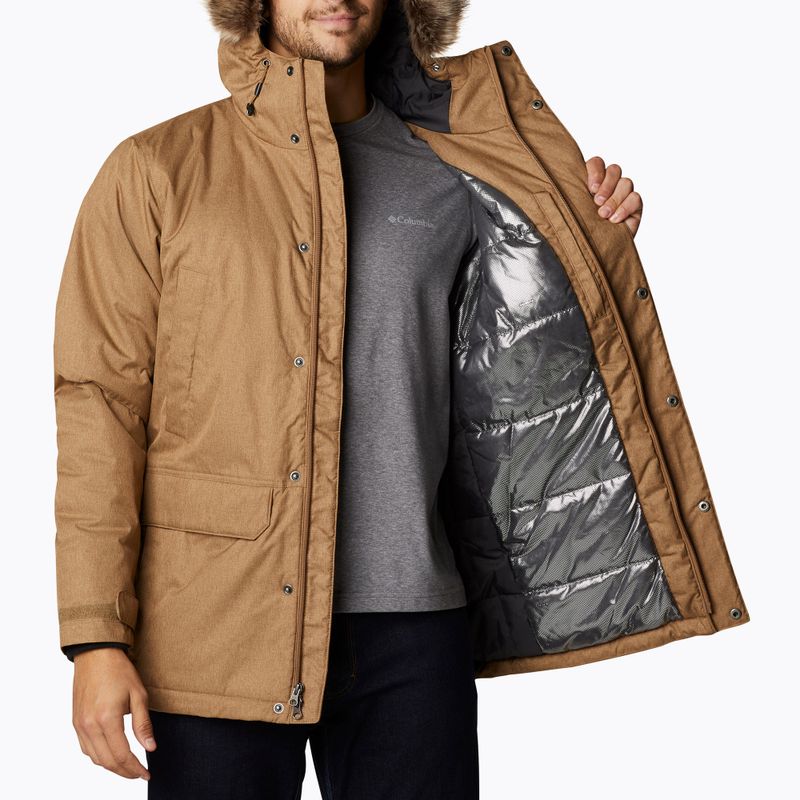 Columbia bărbați Penns Creek II Parka jachetă de bărbați în jos în jos maro 1864244 4