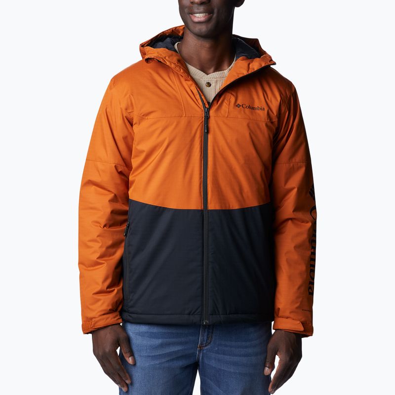 Columbia Point Park Insulated jachetă pentru bărbați negru și portocaliu 1956811